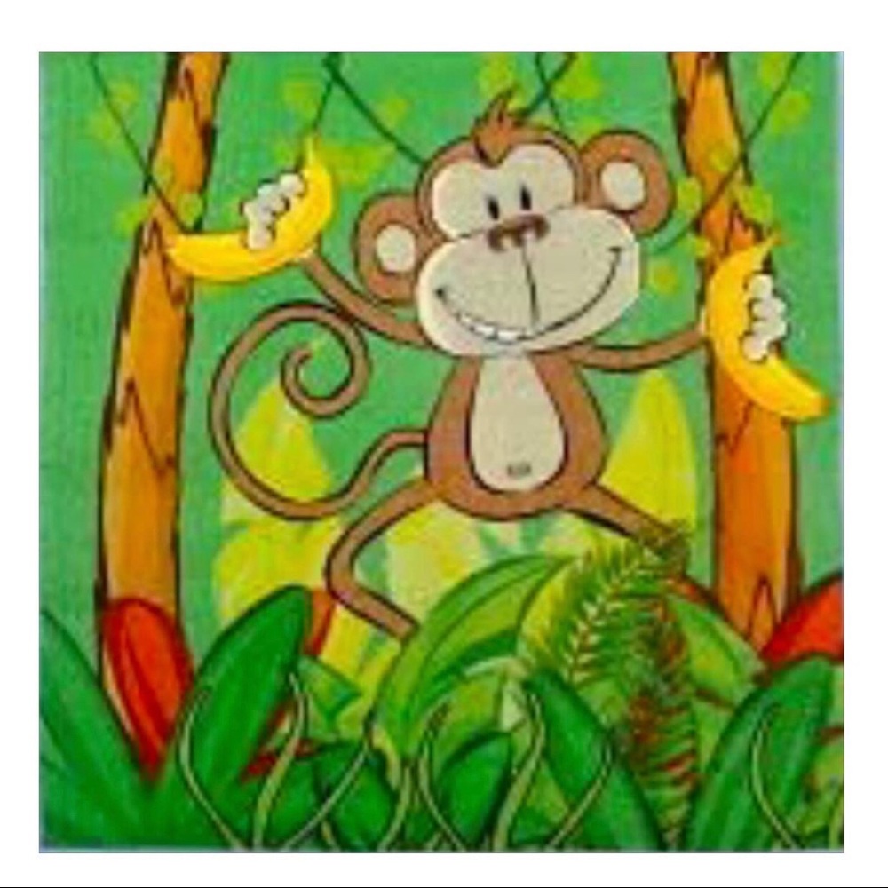 Monkey Gone Bananas Paper Luncheon Napkins, 20 ct